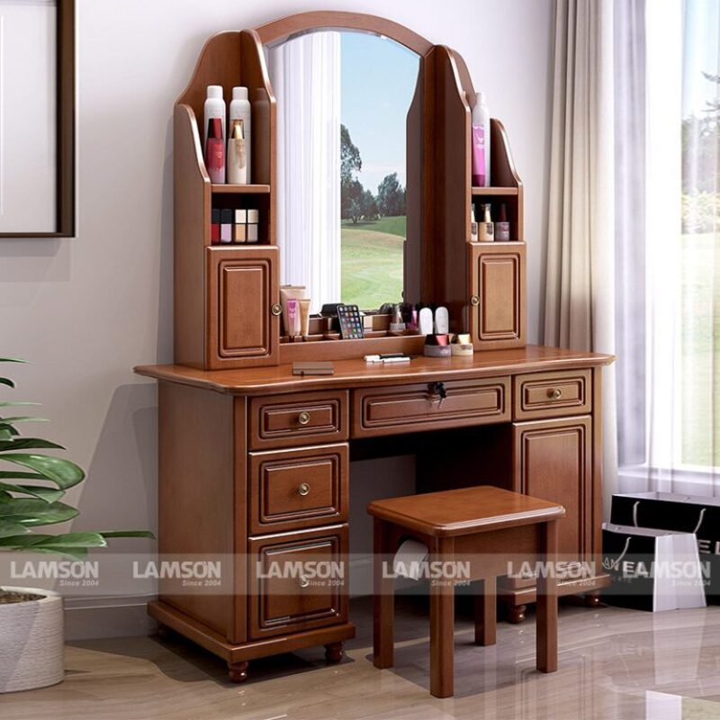 Bàn trang điểm Tân cổ điểm rộng 120cm