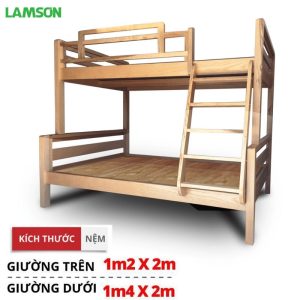 Giường 3 tầng cho người lớn