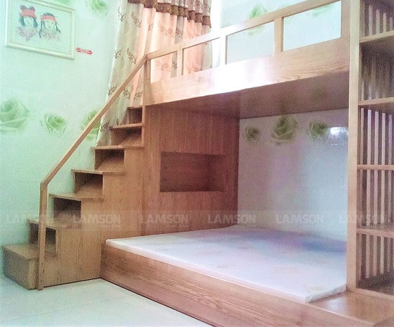 Giường 3 tầng cho người lớn Giường 3 tầng cho người lớn