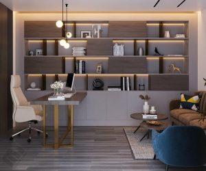 nội thất chung cư hiện đại - phòng làm việc