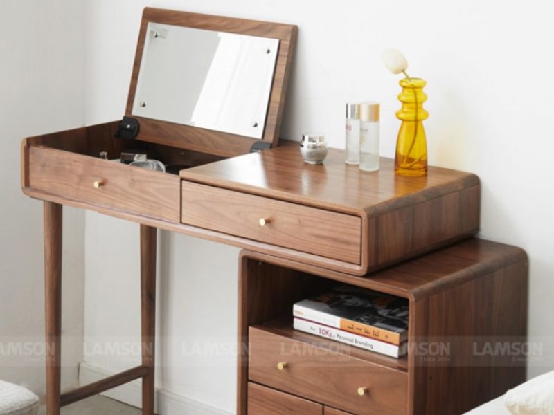 Bàn trang điểm giấu gương là gì