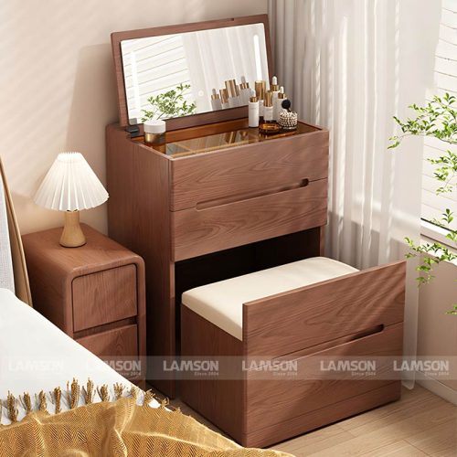 bàn trang điểm gỗ tần bì