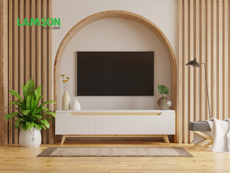 Tủ kê tivi gỗ tại TPHCM
