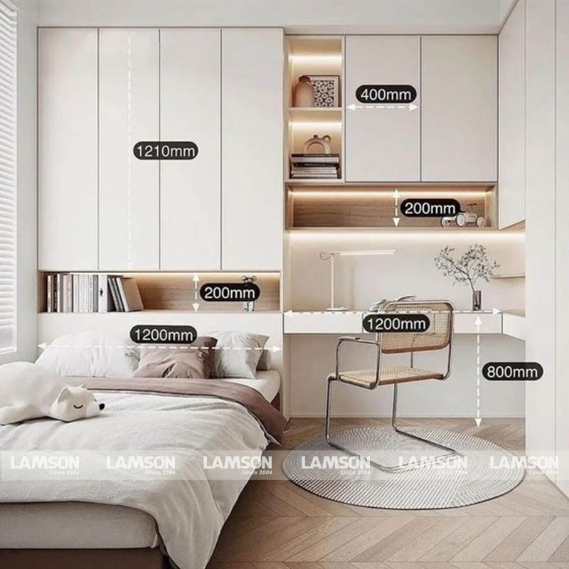 Nên mua giường kết hợp tủ quần áo và bàn ở đâu