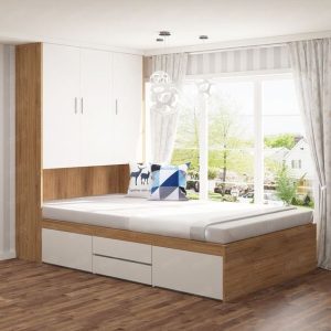 mẫu giường liền tủ quần áo