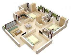 Thiết kế nội thất chung cư 80m2