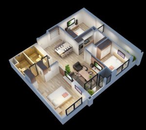 Thiết kế nội thất chung cư 80m2