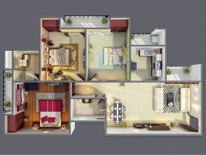 Thiết kế nội thất chung cư 80m2