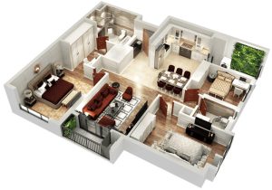 Thiết kế nội thất chung cư 80m2