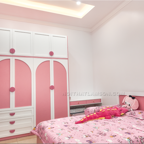 Phòng ngủ dễ thương cho bé gái