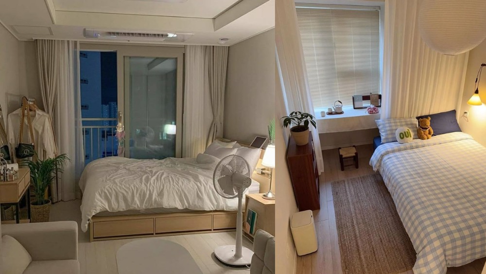 Trang trí nội thất phòng ngủ đẹp theo phong cách Hàn Quốc