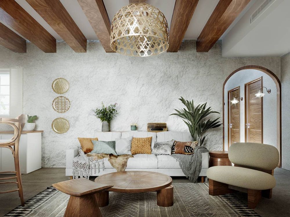 Phong cách thiết kế nội thất Rustic