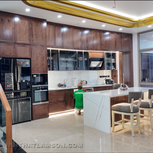 Thi công tủ bếp hiện đại - Bảo Lộc