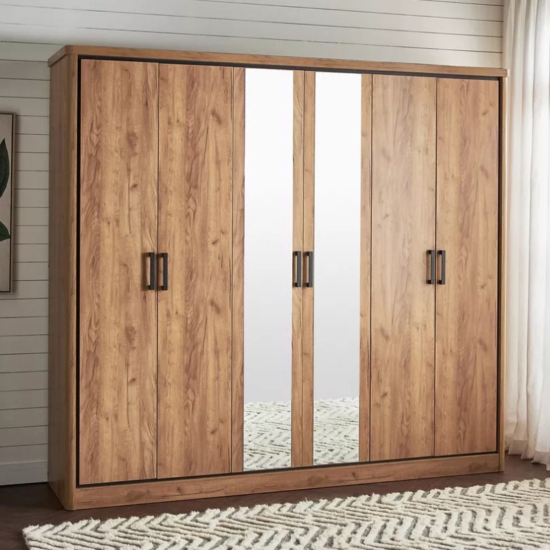 Sử dụng chất liệu gỗ tự nhiên với hệ vân gỗ rõ nét