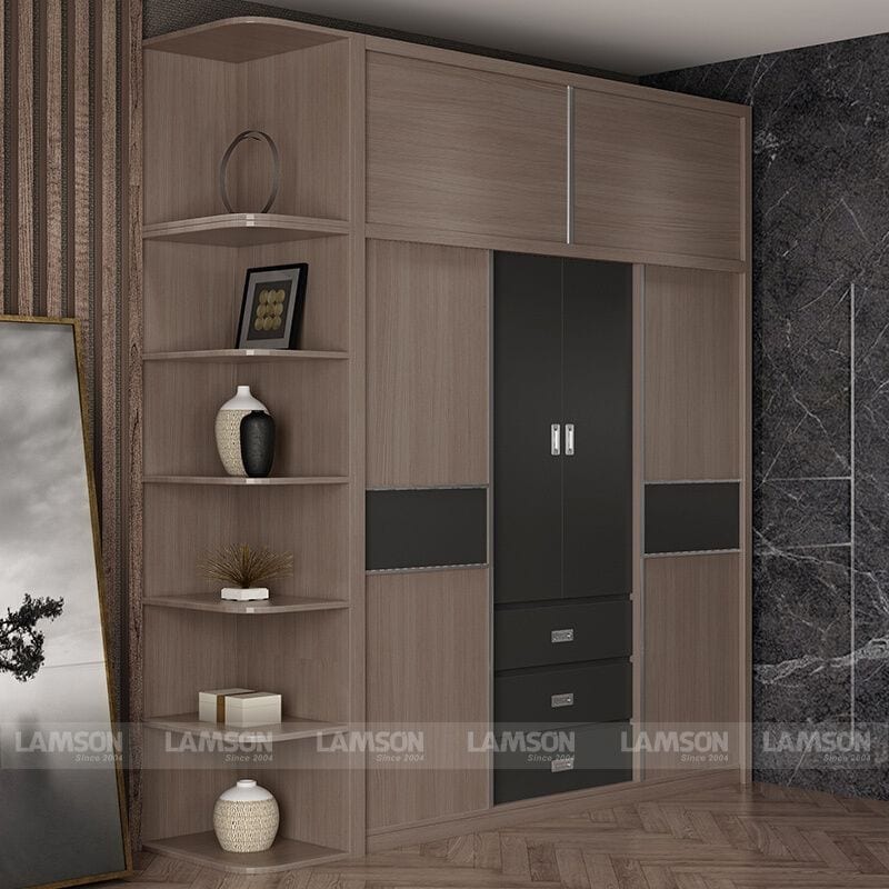 Nội thất Lam Sơn - Địa chỉ mua tủ 4 cánh uy tín gỗ công nghiệp