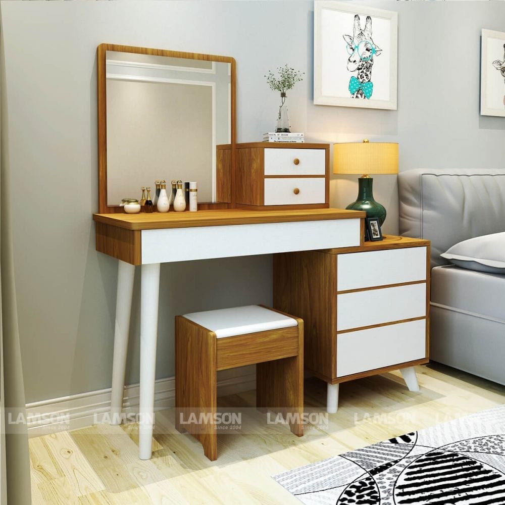 Thiết kế bàn trang điểm nhỏ gọn