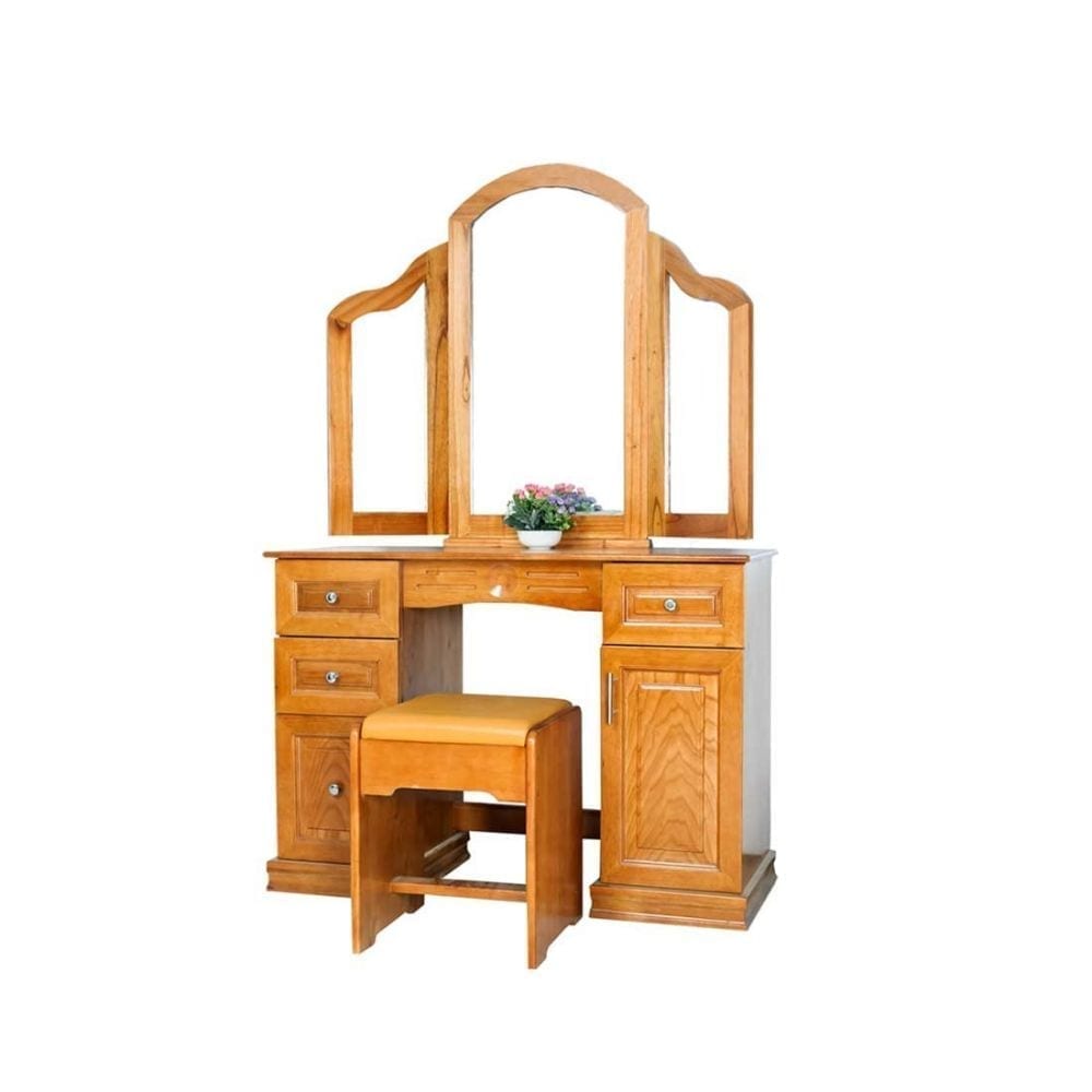 Nội thất Lam Sơn - Địa chỉ mua bàn trang điểm tân cổ điển gỗ tự nhiên theo yêu cầu cầu chất lượng
