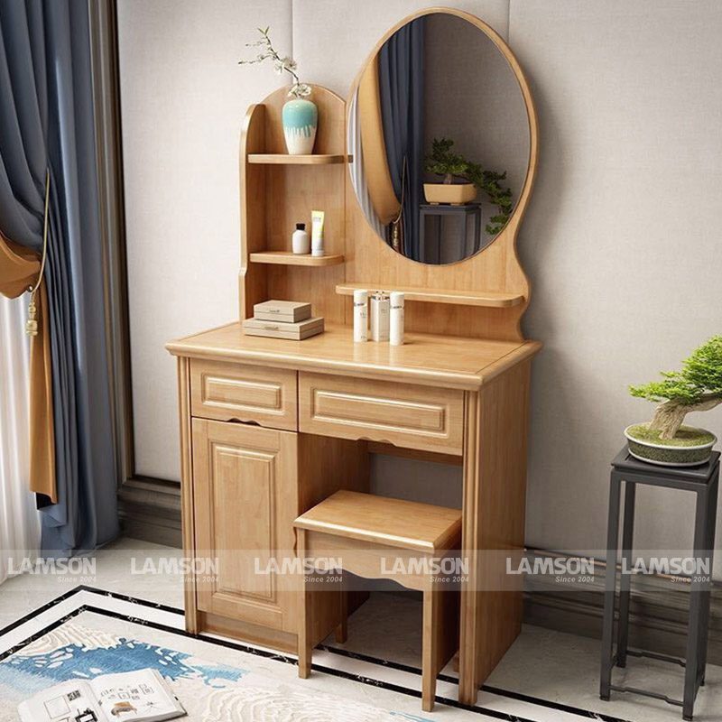Bàn trang điểm này đáp ứng tốt nhu cầu sử dụng của nhiều gia đình hiện đại