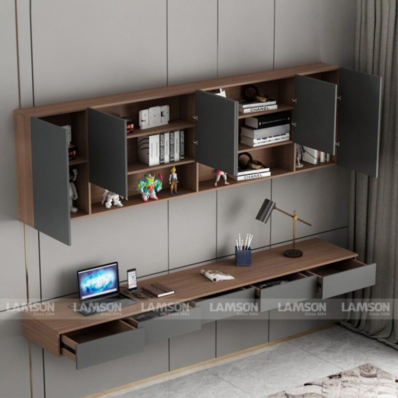 Bàn treo tường tiện lợi, tiết kiệm không gian học tập