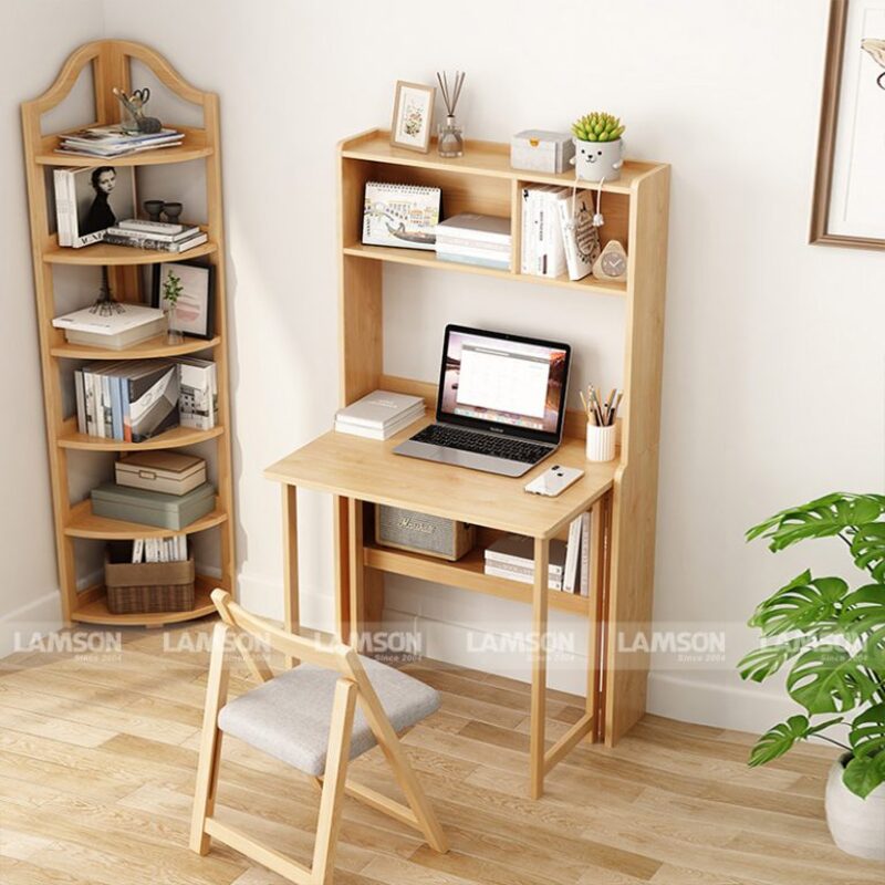 Nếu không gian học tập hạn chế bạn nên chọn bàn gấp