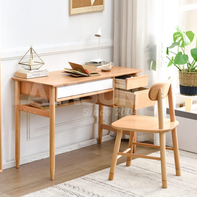 Nếu thích sự nhỏ gọn nên đặt làm riêng mẫu bàn gỗ tự nhiên