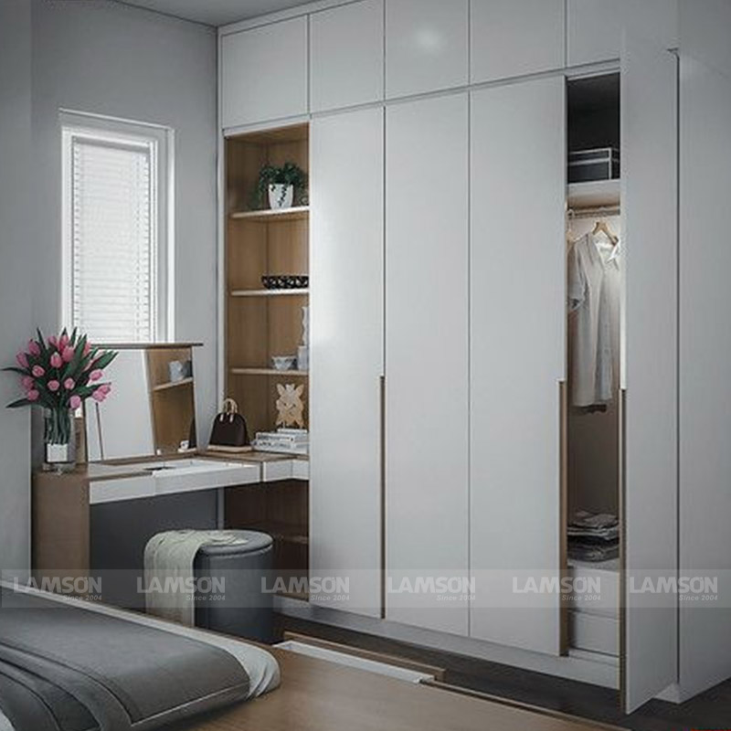 Đặt tủ ở góc tường