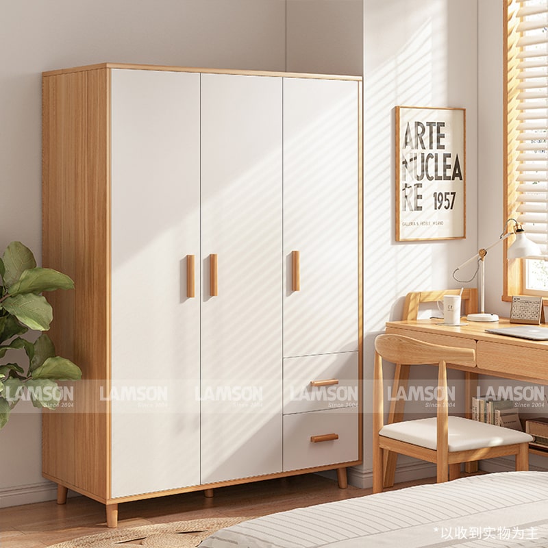 Tủ quần áo từ gỗ công nghiệp kích thước lớn