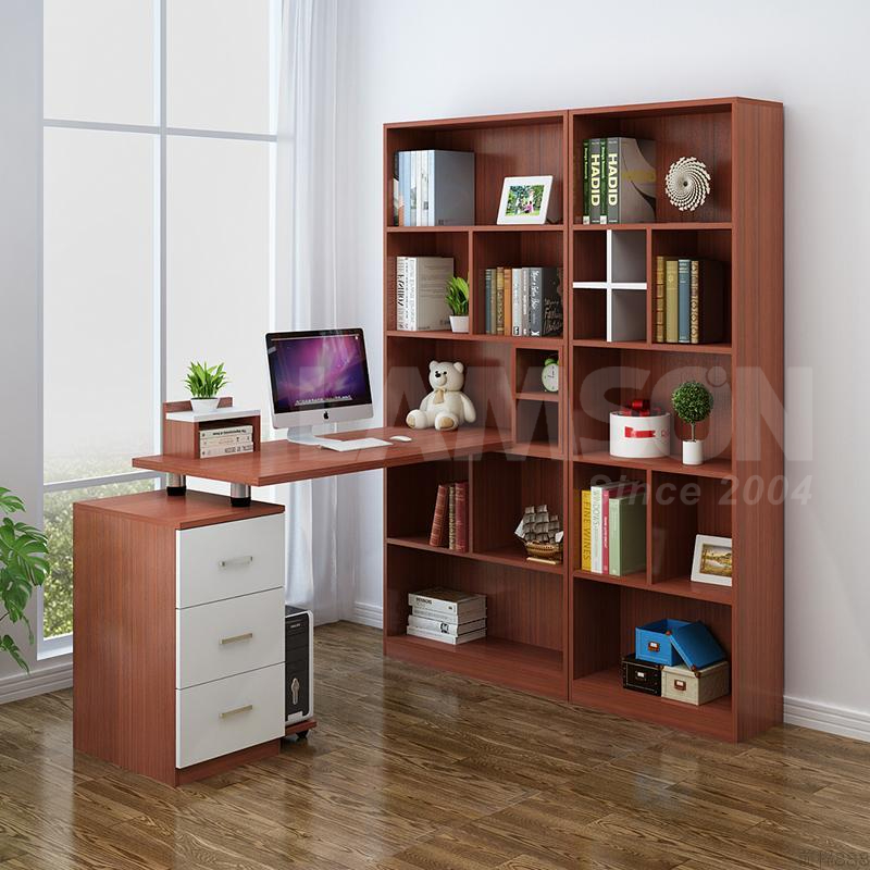Set up bàn làm việc kết hợp cây xanh