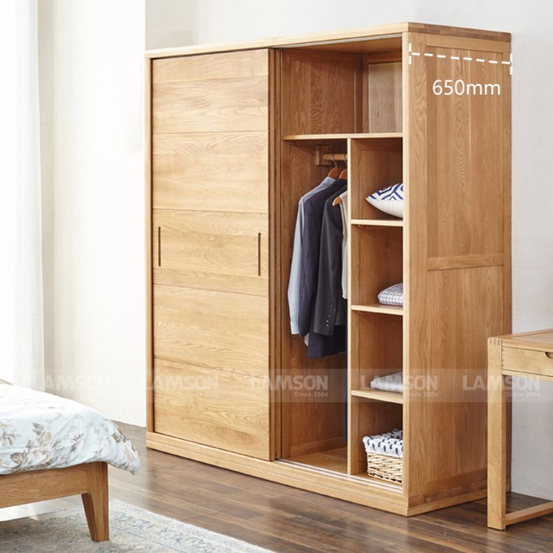 Hệ 4 hộc kéo rộng rãi thuận tiện cho việc sắp xếp quần áo và vật dụng cá nhân