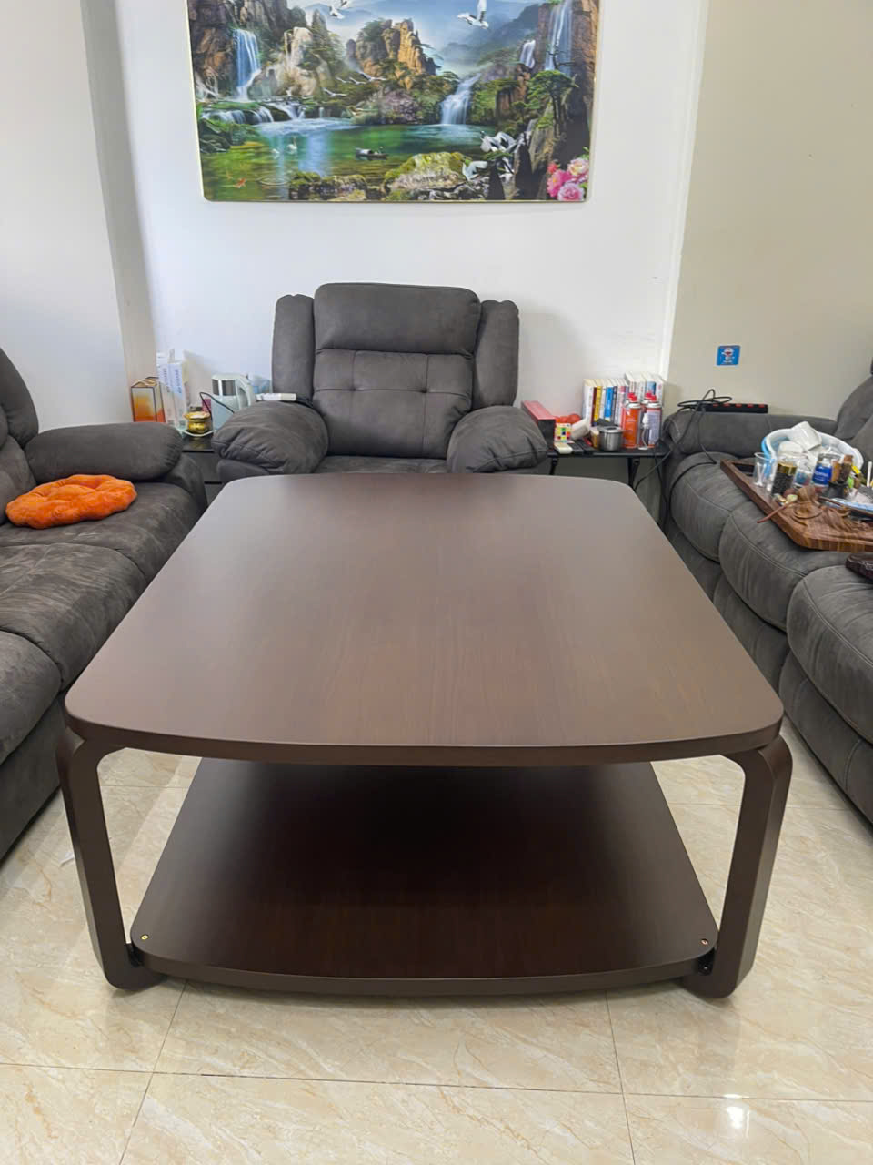 Bàn trà sofa 2 tầng 1