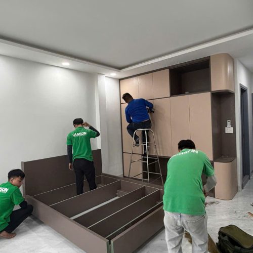 Combo phòng ngủ MDF hiện đại